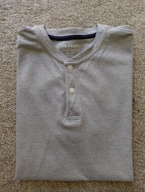 Joe Fresh Grey Henley Shirt